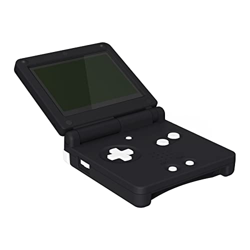 Image of eXtremeRate White Custom Full Set Buttons for Gameboy Advance SP, Replacement A B L R Button Power On Off Volume Button D-pad Key for GBA SP Console - Console NOT Included