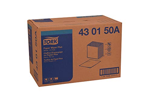 Tork Paper Wiper Plus White Self Dispensing, 1/4 Fold, 430150A - image 7