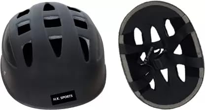 H.K Sports Multipurpose Sports Helmet for Skating, Cycling &Skiing with Adjustable Straps Cycling Helmet (Blue) (Black)-picture-16