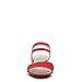 LifeStride Womens Yolo Sandal Fire Red Fabric 8 M
