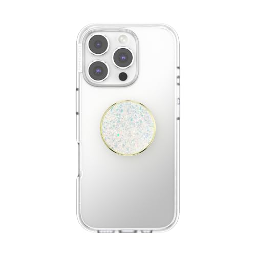 Image of PopSockets PopTop, Adhesive Phone Grip with Swappable Top, Enamel - Opal