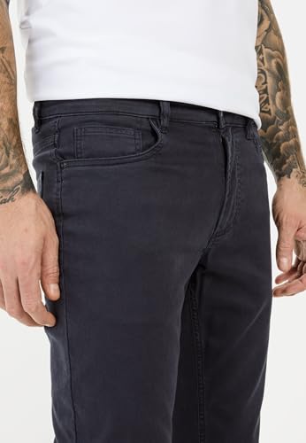 camel active Herren Regular Fit 5-Pocket Hose Dunkelblau, menswear-40/34 – Ansicht 6