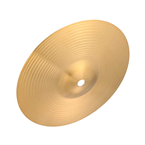 LIFKOME Brass Crash Ride Hi Hat Cymbal Durable Percussion Instrument for Beginners Players Traditional Finish Strong Resistance for Drum Performance