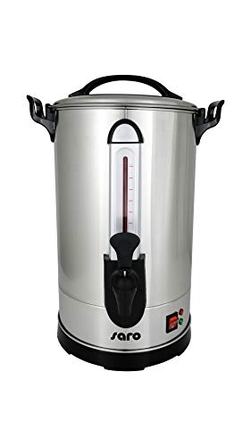 Saro Kaffeemaschine für Frühstücksbuffet & Gewerbe – 10,8 L – Doppelwandig – 100 Tassen – Edelstahl mit Zapfhahn & Warmhaltefunktion – 230 V – 1,6 kW – Modell CAPPONO 100 Saro Kaffeemaschine für Frühstücksbuffet & Gewerbe – 10,8 L – Doppelwandig – 100 Tassen – Edelstahl mit Zapfhahn & Warmhaltefunktion – 230 V – 1,6 kW – Modell CAPPONO 100