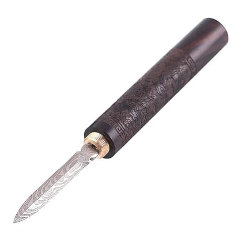 haowei 1Pcs Stainless Steel with Wooden Handle Puer Puerh Tea Knife Needle Ice Pick Tea Cake Pick Tool for Breaking Prying Brick for Kitchen Bars Bartender Cover