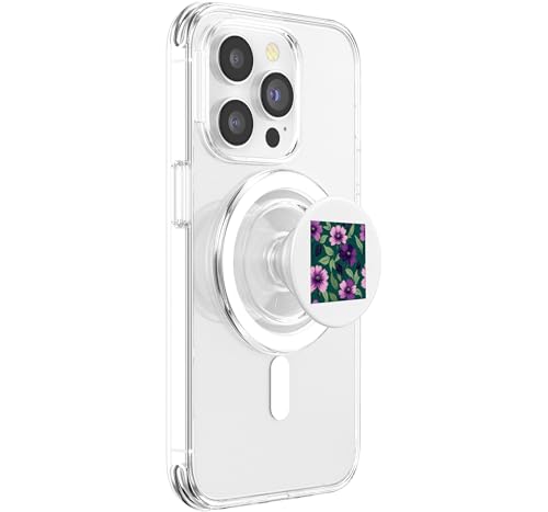 PopGrip pour MagSafe Fleurs Violettes accessoire de protection durable - 4
