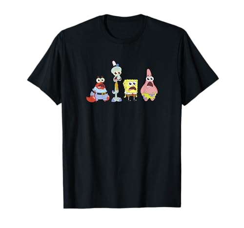 Spongebob Squarepants Spongebob Cast Group Stare T-Shirt