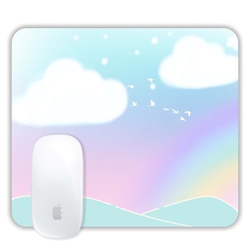 Image of TURTLEWINGS | Mousepad | Smiley - 22x18 cm, 3mm Thick | Abstract Design Non-Slip Rubber Base | Office, Study & Gaming Use | Premium Smooth Surface 11 15