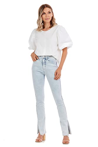 Mud Pie Women's Yorker Side-Slit Jeans2