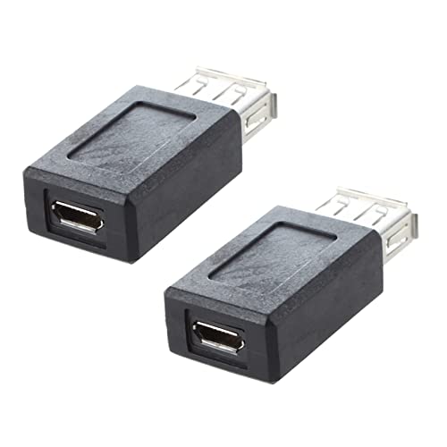Janasiba 3 X Nero USB 2.0 Tipo A Femmina A Micro USB B Femmina Adattatore Convertitore