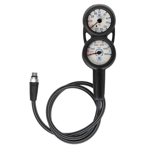XS Scuba QuikVu Imperial Console - Presión, Profundidad y Brújula miniatura 1