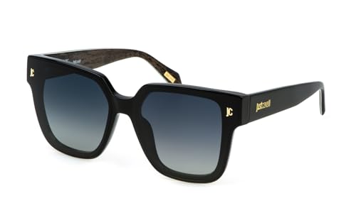 Just Cavalli, GAFAS DE SOL, SJC089, SHINY BLACK (SMOKE GRADIENT SMOKE), 65/13/140