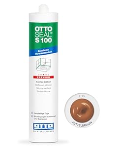OTTOSEAL S 100 Sanitär-Silikon Mittelbraun 300ml