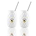Malibu Gläser Ananas Pineapple 2 Stück Originale Cocktailgläser Cocktailglas Glas Set, Weiß