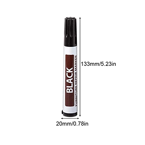 Faderr Furniture Touch Up Pen Marker Repair Wood Floor Cabinet Laminate Scratches Furniture Marker Magic Scratch Cover Touch up Pens Repair(Black) - Image 3