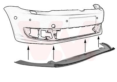 VAN WEZEL Spoiler 5735500 Compatibile con: VW CADDY III Großraumlimousine, TOURAN, TOURAN