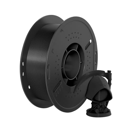 PETG 3D Printer Filament, 1.75mm, 1082FT, 1kg Spool (2.2lbs), +/-0.02mm Accuracy - Impact-Resistant, Vacuum Packed, Perfect Printing Results, Black, Compatible with Most 3D Printers
