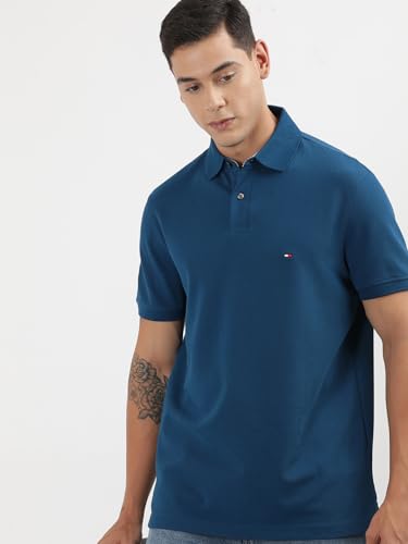 Image of Tommy Hilfiger Men's Cotton Regular Fit Polo T-Shirt