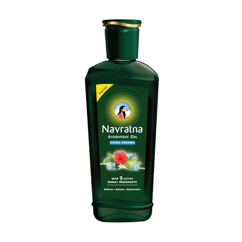 Navratna Ayurvedic Oil Extra Thanda, 200 ml