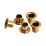 Hohlnietmuttern aus Messing for Durchgangslöcher auf Leiterplatten M0,9-M6(12mm (50pcs),OD 6mm)