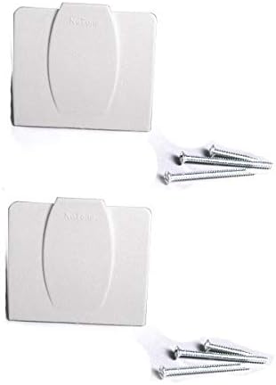 White Square Face Plate Replacement Part For Nutone Central Vacuum Cleaner (2 Unit) # compare to part 360W