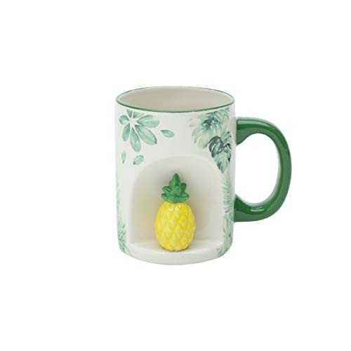 CANECA DE CERÂMICA ABACAXI 350ml