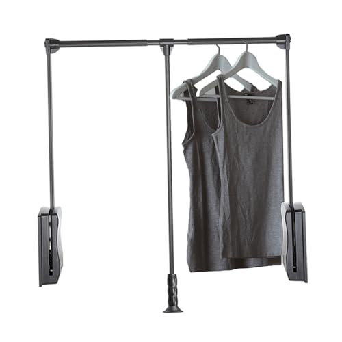 Tringle à vêtements télescopique pour aménagement de dressing en hauteur