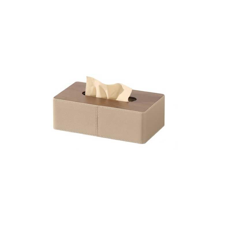 Couvercle de boîte à mouchoirs Boîte à mouchoirs en Cuir de Rangement for Salon Papier Bureau for la Maison