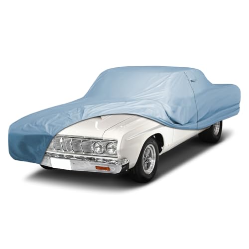Image of iCarCover Premium Car Cover for 1956-1964 Plymouth Sport Fury Heavy Duty Waterproof All-Weather Automobiles Custom Fit Indoor Outdoor UV Snow Protection Covers with Straps and Bag