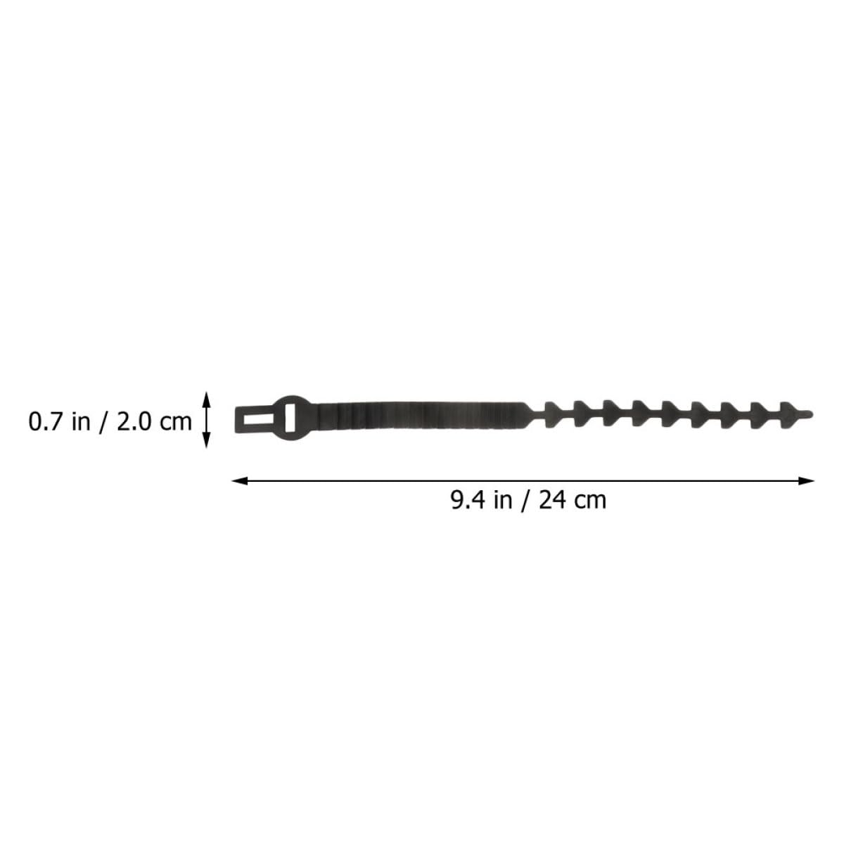 NUOBESTY Sangles Réglables 10pcs pour Fixation Pratique des Branches Liens en Caoutchouc pour Arbres Fruitiers et Bonsaïs Support pour Jardin