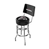 Imperial Black Atlanta Falcons Chrome Bar Stool