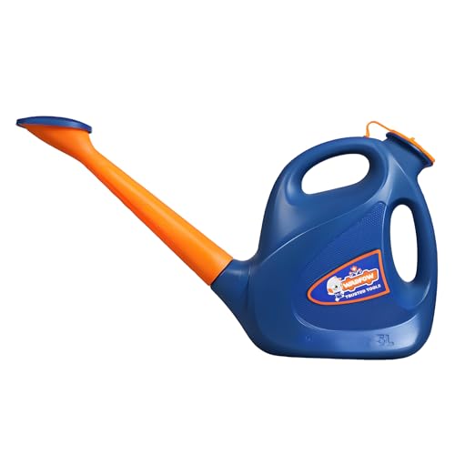 Image of WADFOW 1.32 Gallon Watering Can for Indoor & Outdoor, Watering Cans with Detachable Nozzle, Long Spout Watering Can for Indoor Plants Garden Flowers, 5L /170OZ