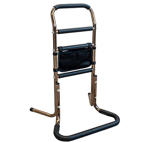 MOUSKE Chair Stand Assist Adjustable Heights Safety Hand Rail, Bed Safety Assisting Rails with Storage Pocket, Mobility & Daily Living Aids, for Elderly, Disabled, Pregnant - Image 3