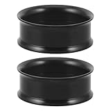 OATIPHO 2 Dilatadores para Túneles Auditivos de Acero Inoxidable 316 Negro, Expansores Huecos de Oreja de 25 Mm para Piercing, Accesorios Ligeros y Seguros para Uso Prolongado en