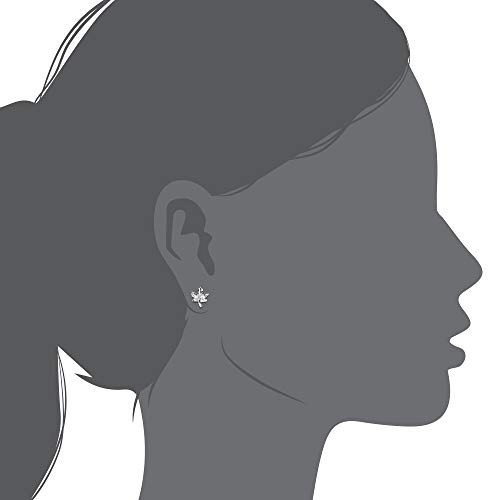 WithLoveSilver 925 Sterling Silver Tiny Diamond Cut Maple Leaf Canada Stud Earrings2