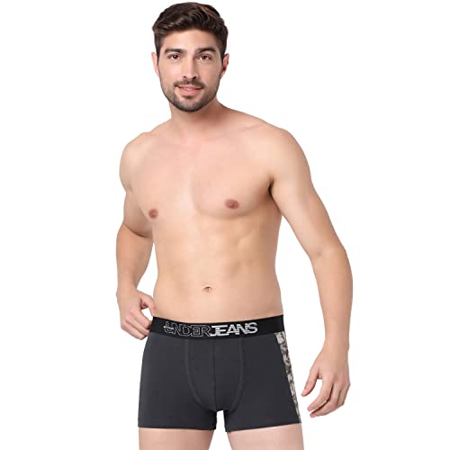 Image of Underjeans Men's Cotton Blend Regular Fit Trunk