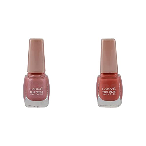 Image of Lakme True Wear Nail Color, Pinks N238, 9ml & Lakme True Wear Nail Color, Shade N237, 9 ml