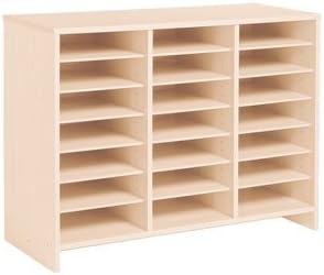 Nathan 372566 Birch Effect Low Unit with Pigeonholes, Multi Color