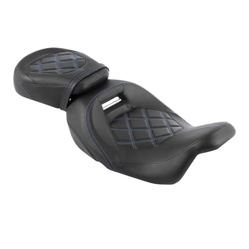Asiento de motocicleta dos plazas de perfil bajo para Touring y Street Glide 2009-2023 1