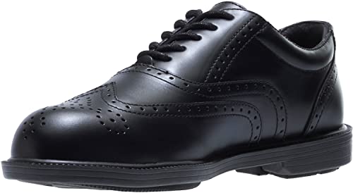 Hush Puppies Professionals, Men's, Black, Steel Toe, EH, Wing Tip Oxford