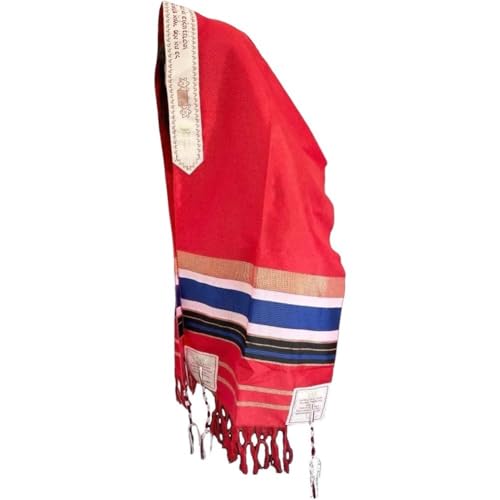Fopytu Messianic Tallit Prayer Shawl Israel Jewish Tallit Praying Scarf Wrap Headscarf for Men Women