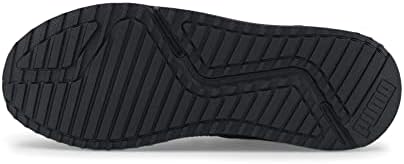 PUMA Men's Pacer Future Doubleknit Sneaker, Black White, 11.5 | Image 3