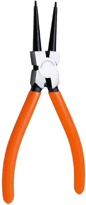 Orange Red Heavy Duty 7" Extra Long External Straight Retaining Ring Clip Circlip Removal Plier Snap-Ring Pliers, Slip-Joint Pliers Side-Cutting Plier Sets Needle-Nose, Snap-Ring Pliers