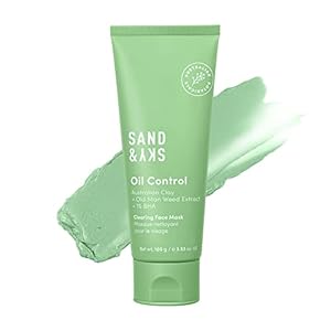 Sand & Sky Oil Control Blemish Clearing Clay Face Mask with Salicylic Acid & Niacinamide – Blemish Fighting Mask, Minimizes Redness, Tightens Pores