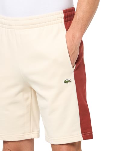 Image of Lacoste Men's Cotton Fleece Colorblock Shorts
