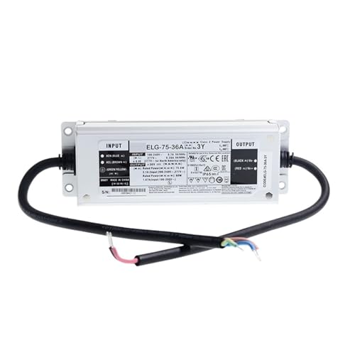 Pilote LED anti-scintillement ELG-75-36A-3Y alimentation étanche 36V pour électriciens