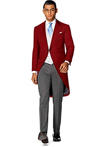 Hommes tailcoat 3 pièces slim fit costume habillé pour mariage et grande cérémonie