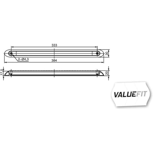 Feu stop LED HELLA 24V 2Da 357 015-101 optique encastrée