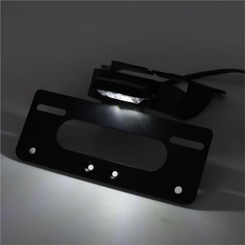 Support de plaque SV650 en alu premium avec kit de suppression de garde-boue arrière