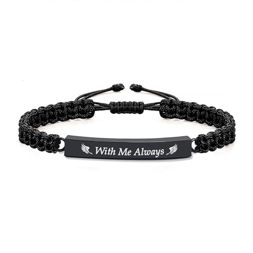 Cremation Jewelry Urn Bracelet for Ashes for Women Men Memorial Human Ashes Keepsake Rope Braided Bracelet Bracelet